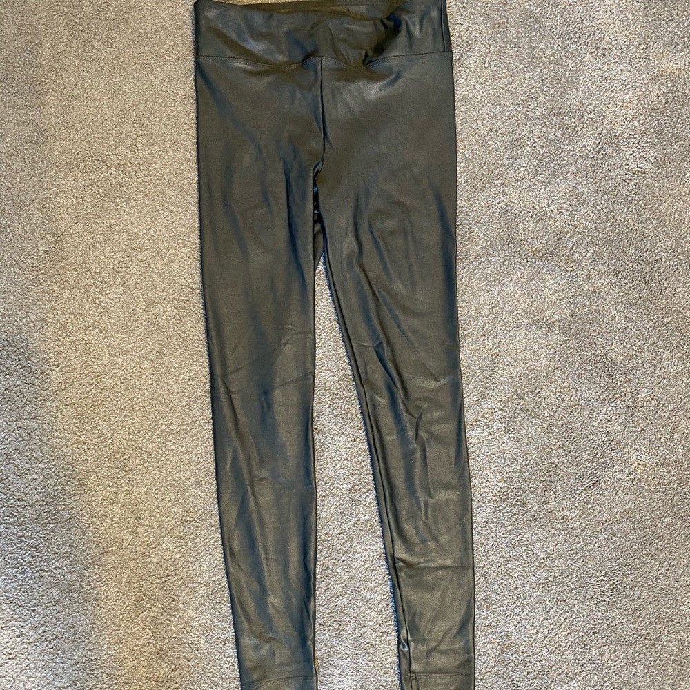 KORAL GUNMETAL HIGH RISE LEGGINGS
